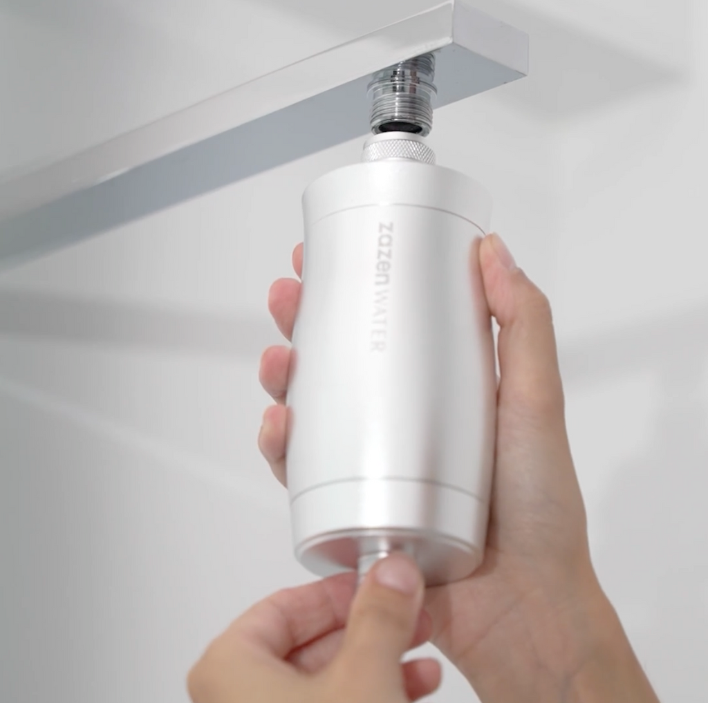 zazen Infinity Shower Filter - Brushed Silver