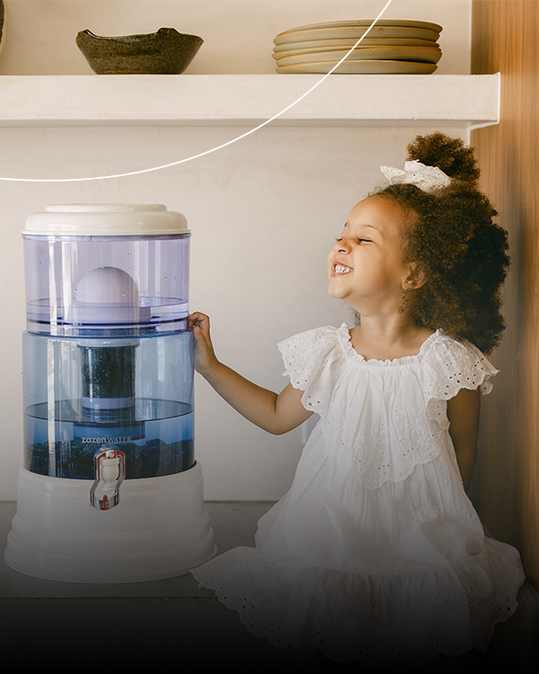 zazen Alkaline Water System with Glass Bottom Tank