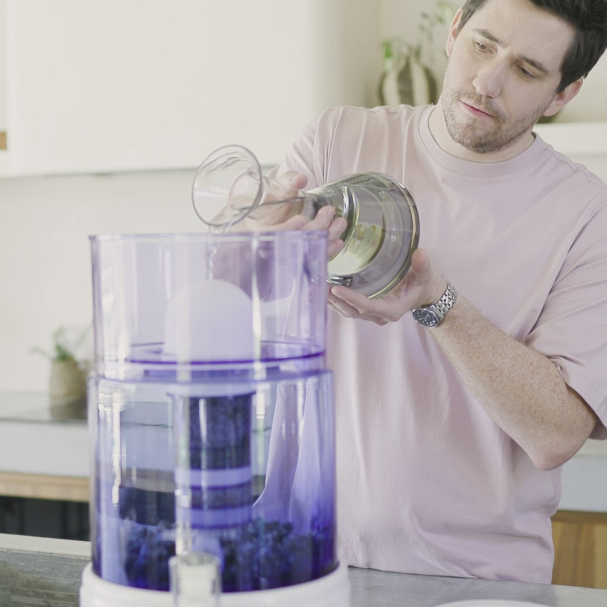 zazen Alkaline Water System with Glass Bottom Tank