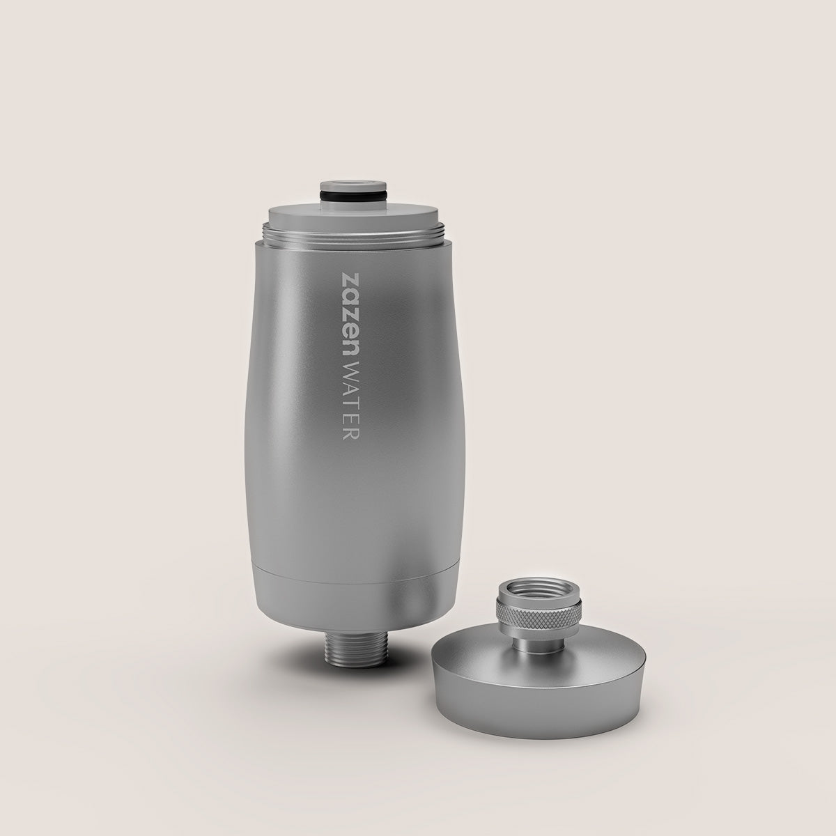 zazen Infinity Shower Filter - Brushed Silver