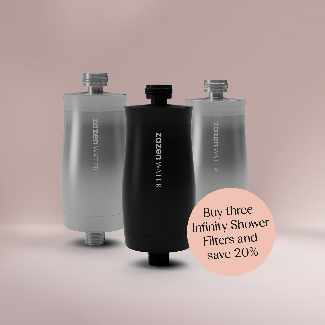 zazen Infinity Shower Filter 3 Pack (Save 20%)