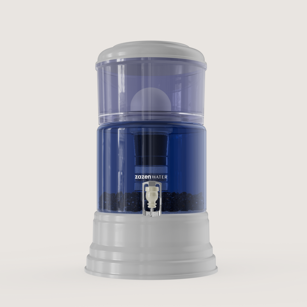 zazen Alkaline Water System with Glass Bottom Tank