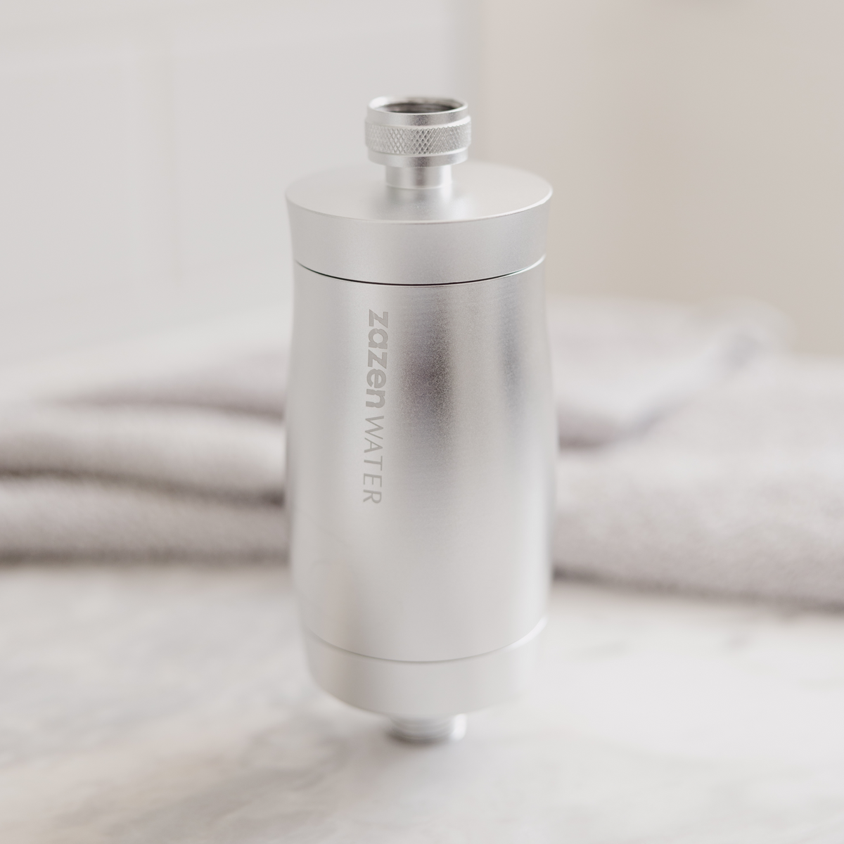 zazen Infinity Shower Filter - Brushed Silver