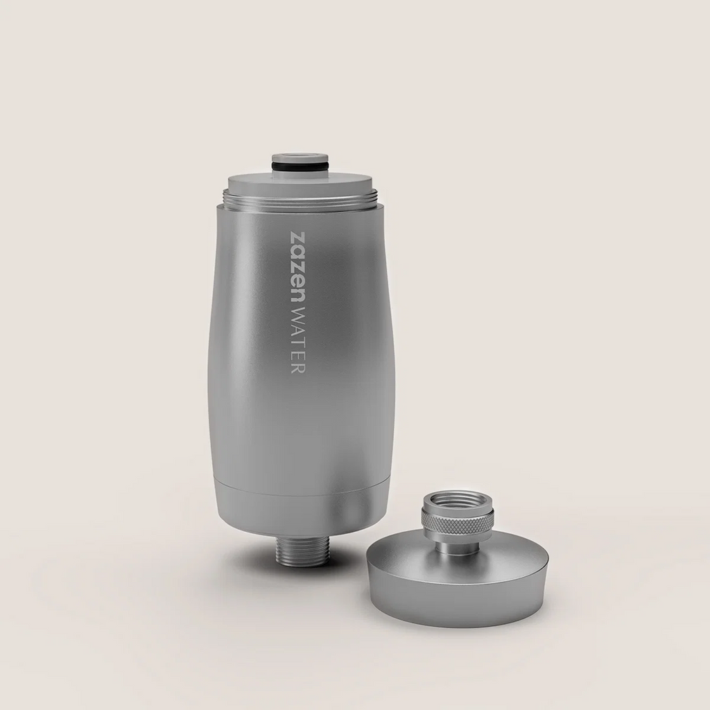 zazen Infinity Shower Filter - Brushed Silver