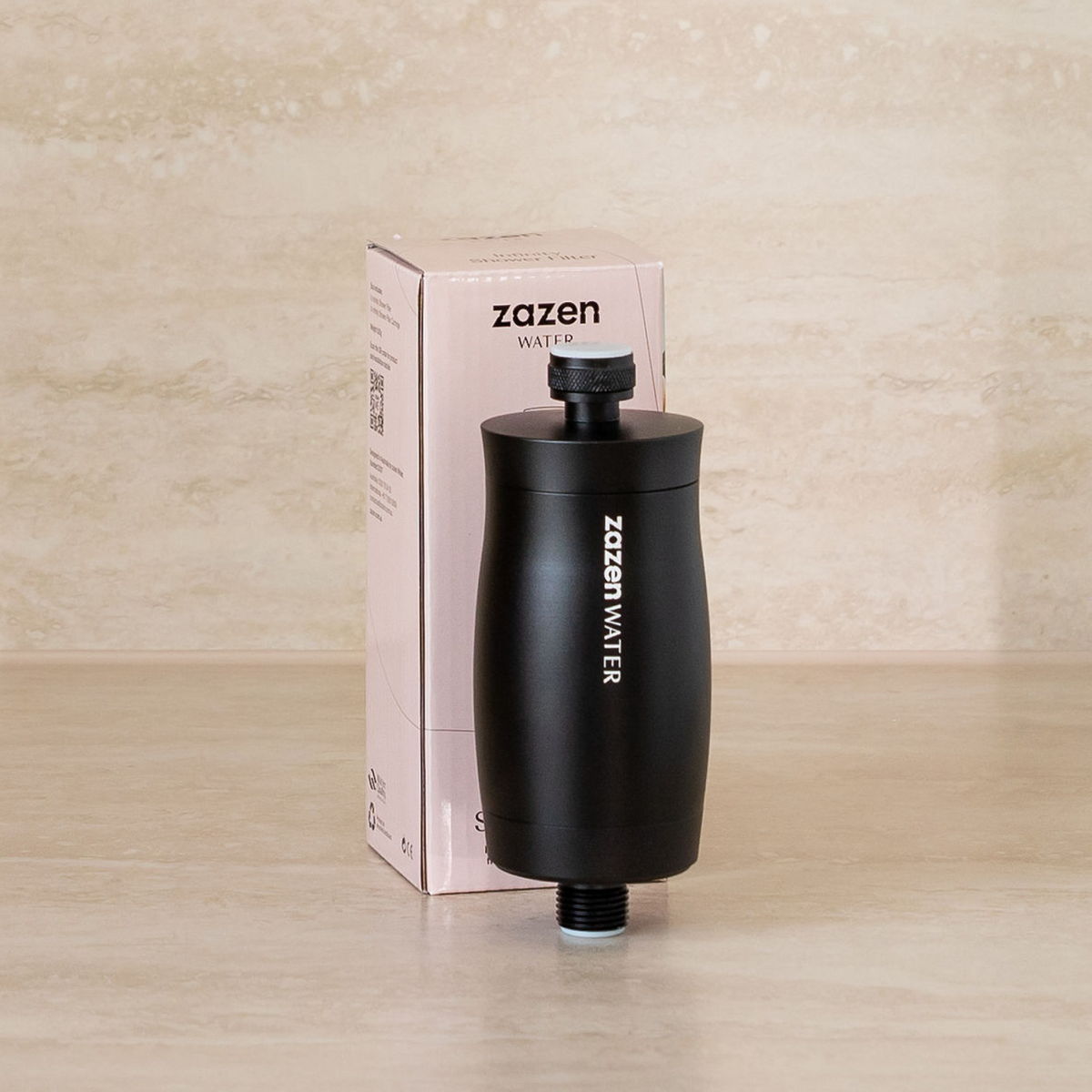 zazen Infinity Shower Filter - Matt Black