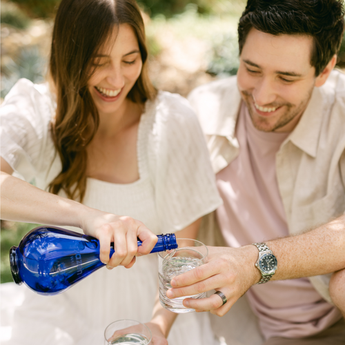 zazen Mystic Blue Bottle